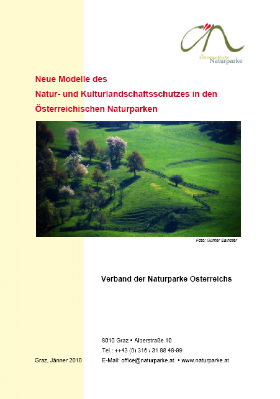 Neue Modelle des Natur- und Kulturlandschaftsschutzes in den Österreichischen Naturparken
