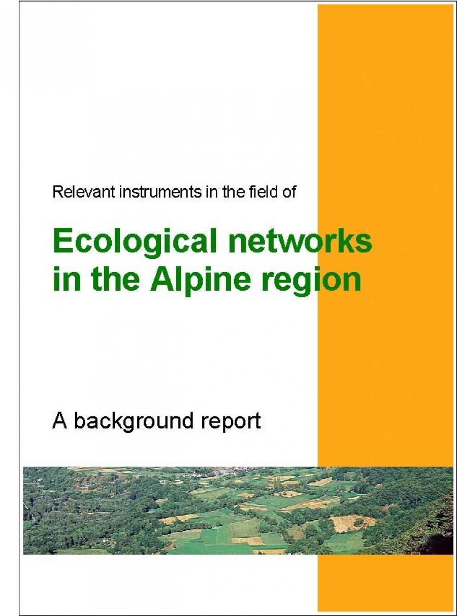 AlpMedia Dossier &quot;Ecological networks&quot;